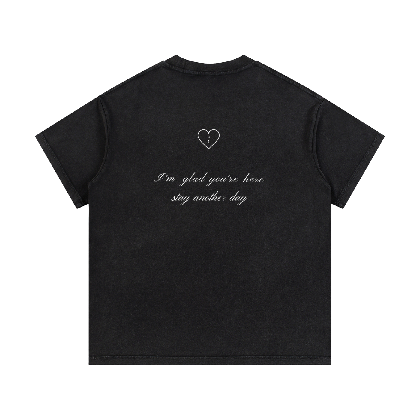 I'm Glad You're Here Unisex Vintage Wash Cotton T-Shirt